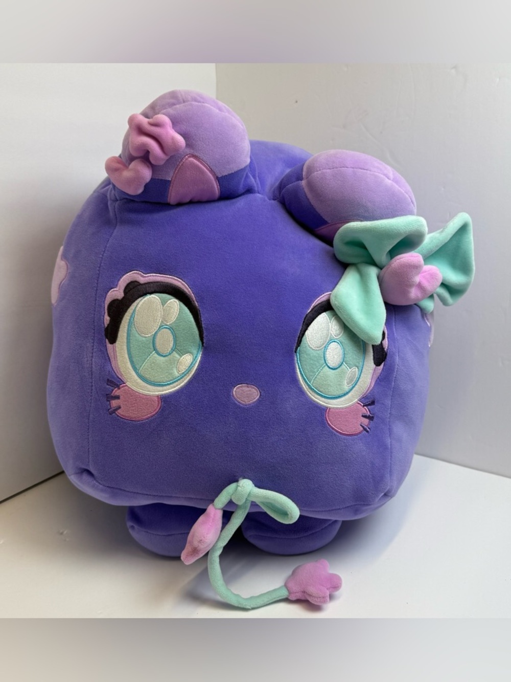 Big Games Kawaii Cat Purple Plush Stuffed Animal Toy Large Pet Simulator Game